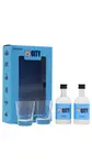 Manchester City F.C - Premium Vodka Miniature Gift Pack (Includes Shot Glasses)