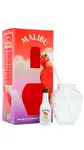 Malibu - Coconut Rum Liqueur Strawberry Glass Gift Pack