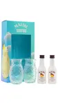 Malibu - Coconut Rum Liqueur Mini Pineapple Shot Glasses Gift Pack
