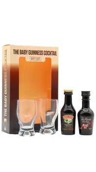 Multiple Distillery Packs - Baileys & Tia Maria Liqueur Baby Guinness Gift Pack