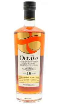 Glen Moray - 16 year old The Octave Single Pedro Ximenez Cask #7047245 2008 Whisky 70cl 51.3% ABV0