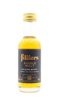 Filliers - 10 year old Belgian Single Malt Whisky 5cl 43% ABV Miniature
