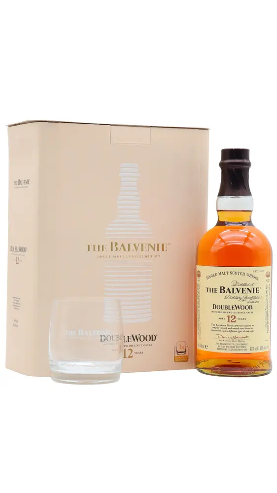 Balvenie - DoubleWood Single Malt Scotch 12 year old Whisky Glass Pack