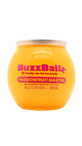 BuzzBallz - Passionfruit Martini Cocktail 20cl 13.5% ABV