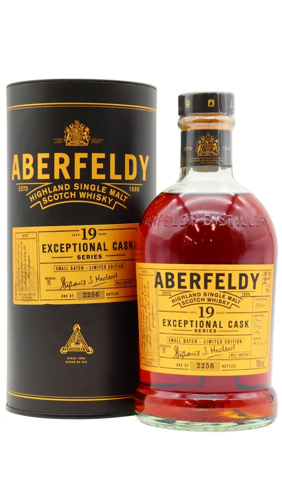 Aberfeldy - Exceptional Cask Oloroso Sherry Finish Single Malt Scotch 2002 19 year old Whisky