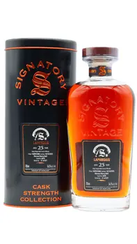 Laphroaig - 25 year old Signatory Vintage Symington's Choice Single Cask #4078 2000 Whisky 70cl 54.5% ABV0