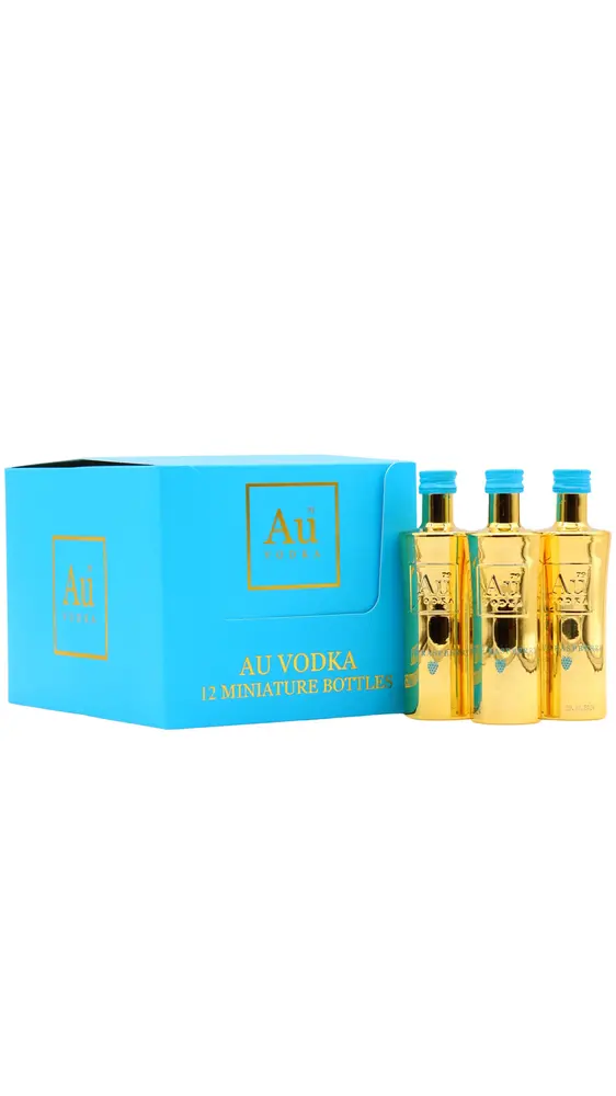 Au - Blue Raspberry Vodka Miniatures (12 x 5cl)