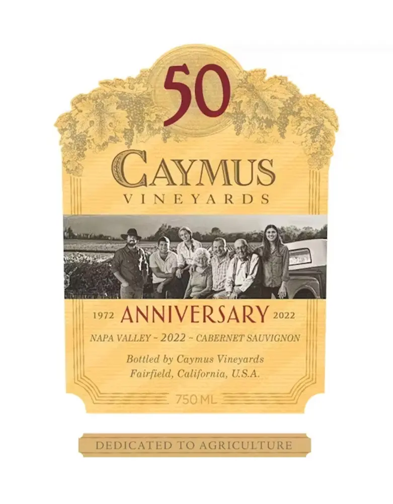 Caymus Cabernet Sauvignon 'Napa Valley' 2022 50th Anniversary - 1.5 Litre Bottle