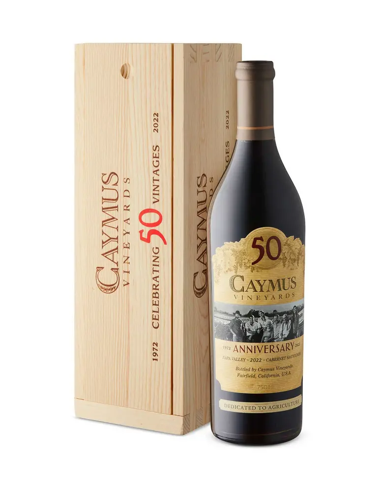 Caymus Napa Valley Cabernet Sauvignon 2022 50th Anniversary with Gift Box 750ml