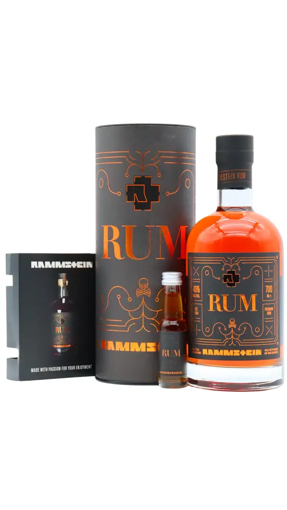Rammstein - Aged Dark Rum (Includes Rammstein Rum Miniature)
