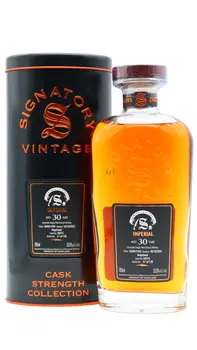 Imperial (silent) - 30 year old Signatory Vintage Symington's Choice Single Cask #50274 1995 Whisky 70cl 53% ABV0