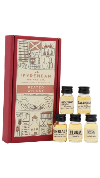 The Pyrenean Drinks Co. - Peated Whisky 3cl x 5 40% ABV (5 x 3cl)- Tasting Set