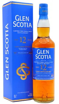 Glen Scotia - 12 year old Campbeltown Single Malt Scotch Whisky 70cl 46% ABV0