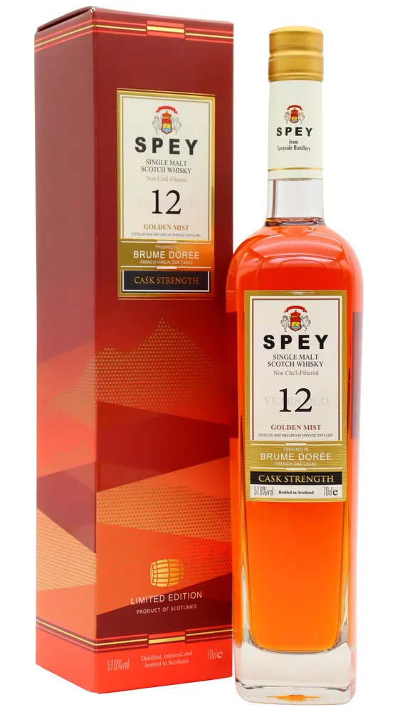 Speyside Distillery - Brume Doree Cask Strength Single Malt Scotch 12 year old Whisky 70CL