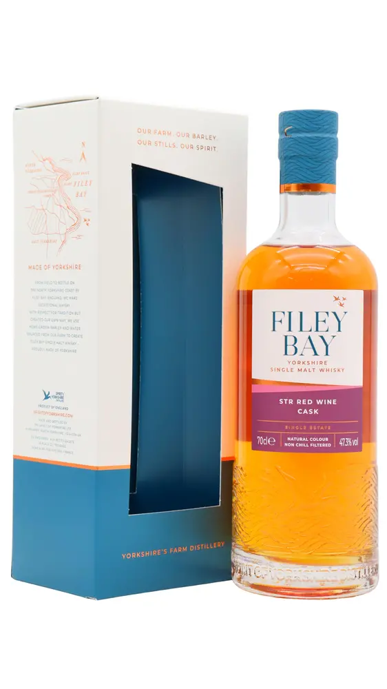 Spirit of Yorkshire - Filey Bay STR Red Wine Cask Single Malt Whisky 70CL
