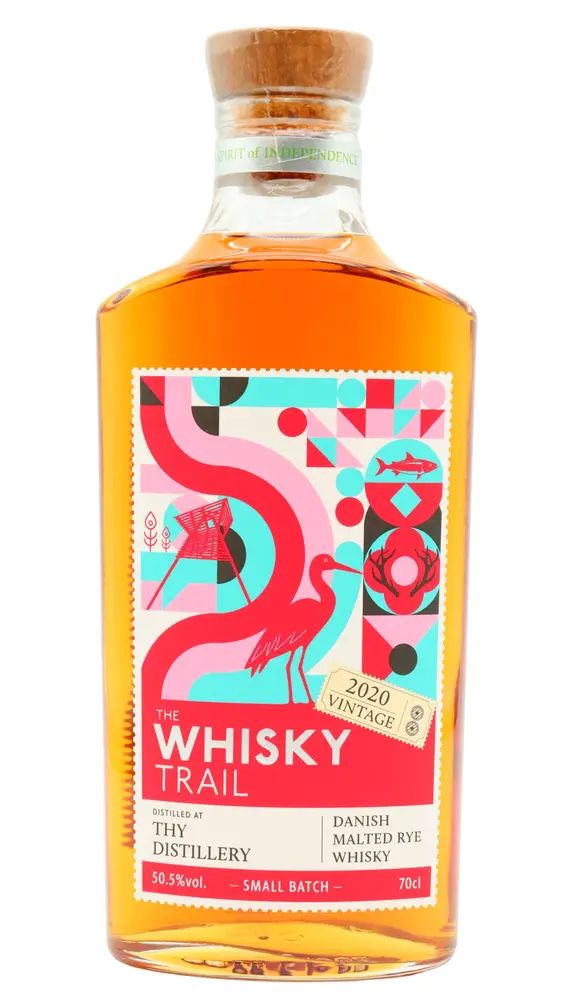 THY Distillery - The Whisky Trail Danish Malted Rye 2020 4 year old Whisky 70CL