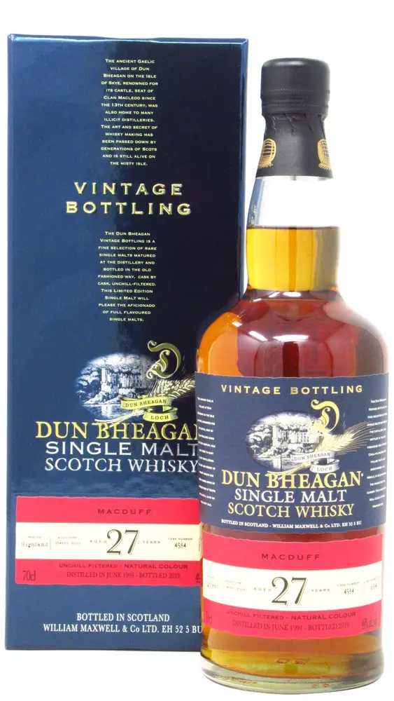 Macduff - Dun Bheagan Single Cask #4584 1991 27 year old Whisky