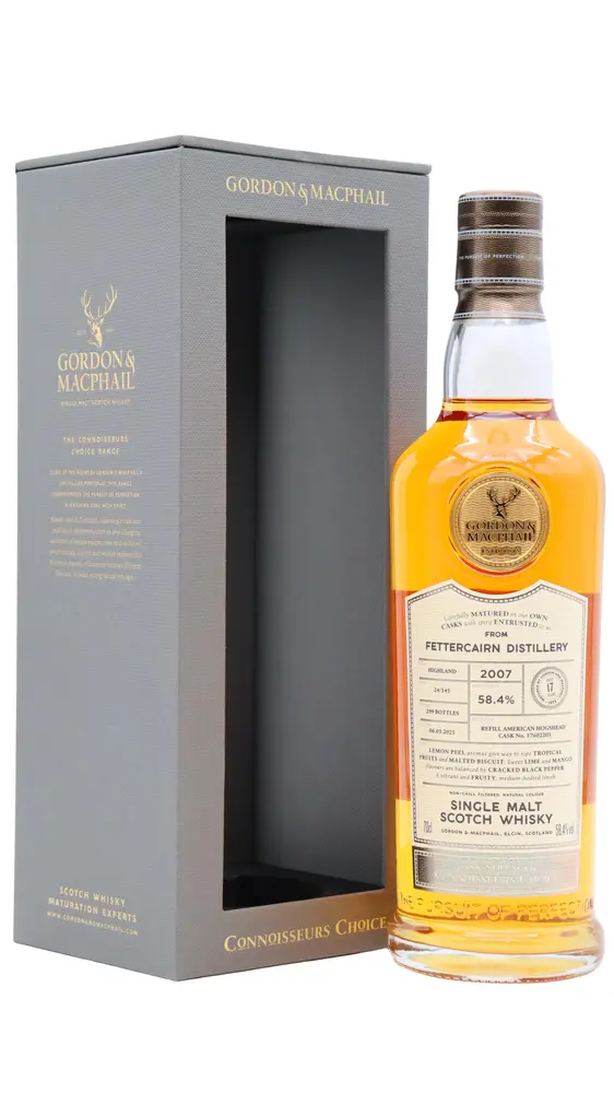 Fettercairn - Connoisseurs Choice Single Cask #17602205 2007 17 year old Whisky 70CL