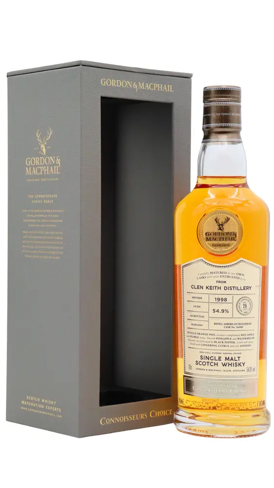 Glen Keith - Connoisseurs Choice Single Cask #56480 1998 26 year old Whisky 70CL