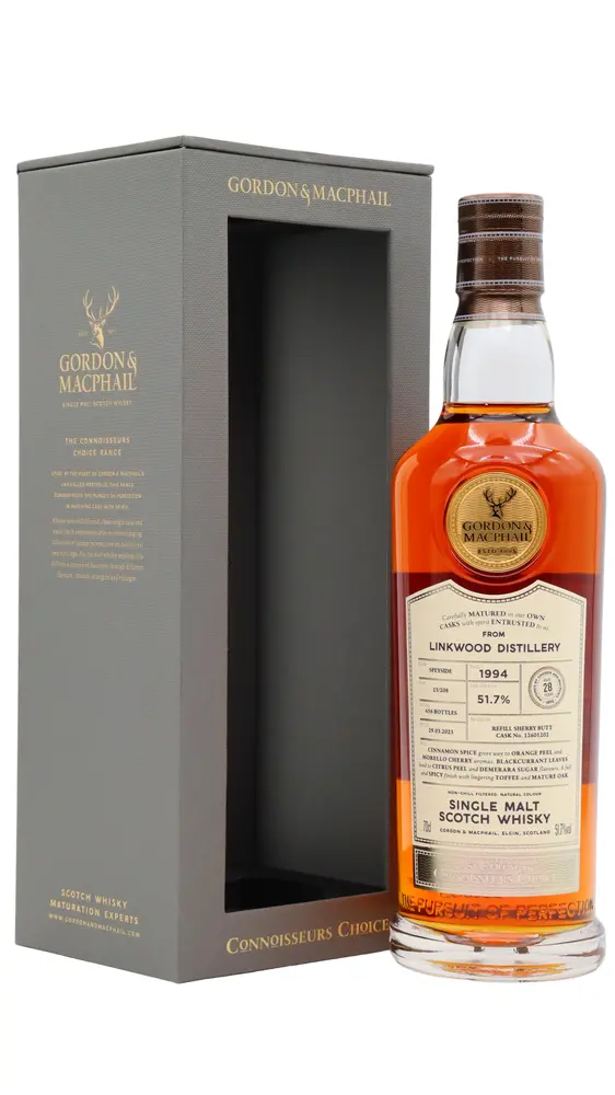 Linkwood - Connoisseurs Choice Single Cask #12601202 1994 28 year old Whisky 70CL