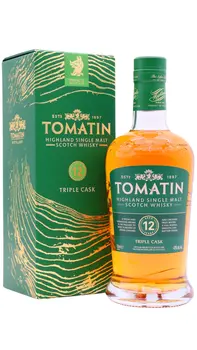 Tomatin - Triple Cask Highland Single Malt Scotch 12 year old Whisky 70CL