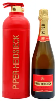 Piper-Heidsieck - Cuvee Brut NV Champagne 75cl 12% ABV Gift Pack- 'Code Rouge' Limited Edition