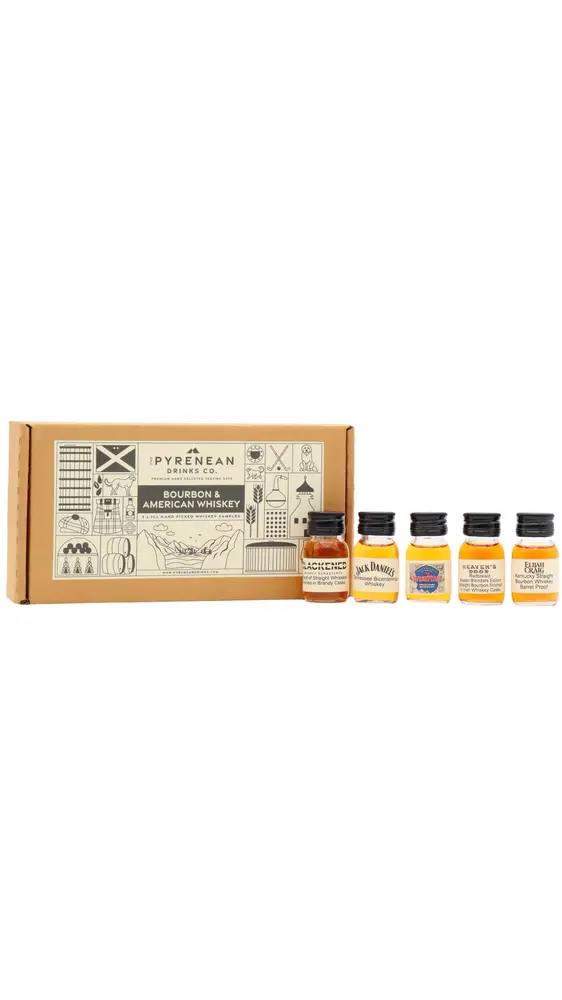 The Pyrenean Drinks Co. - Bourbon Whiskey Tasting Set (5 x 3cl)