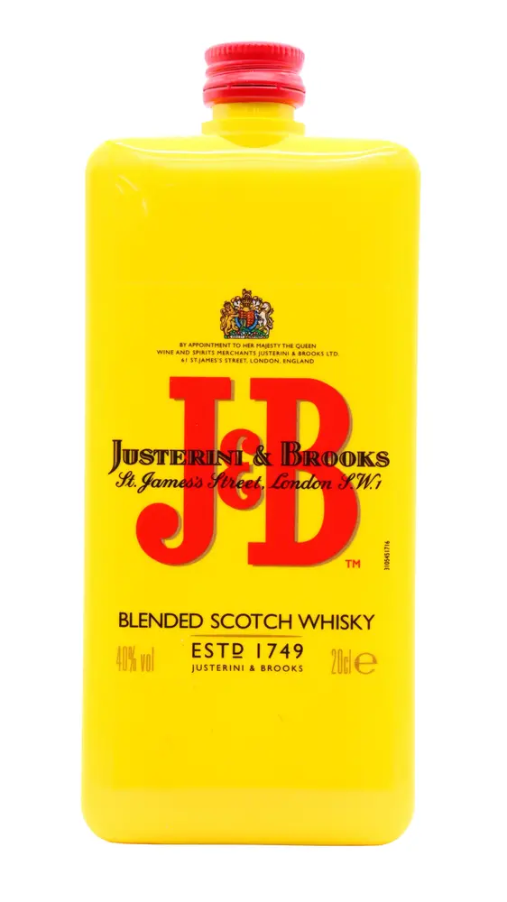 J&B - Rare Blended Scotch Whisky Pocket Bottle