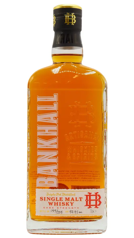 Bankhall - Single Barrel Cask Strength Single Malt 3 year old Whisky 70CL