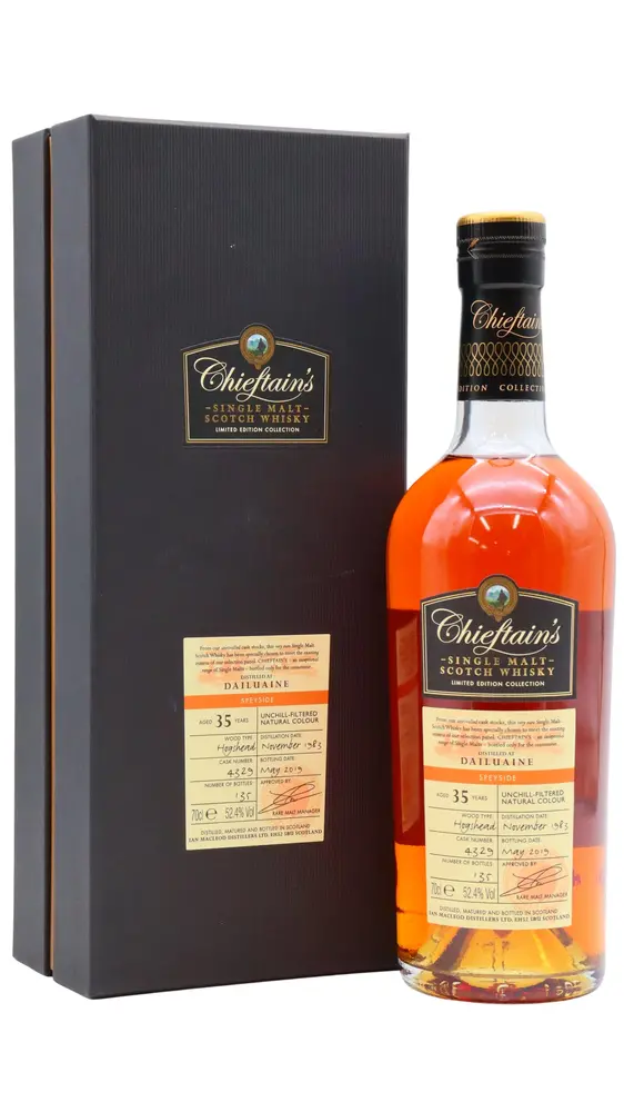 Dailuaine - Chieftain's Single Cask #4329 1983 35 year old Whisky 70CL