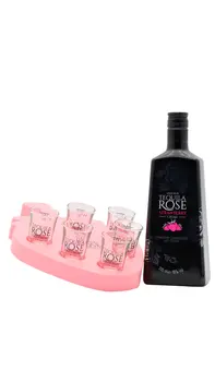 Tequila Rose - Original Strawberry Cream Tequila 70cl 15% ABV (Includes Shot Paddle & Glasses)