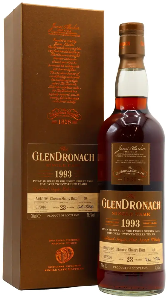 Glendronach - Single Cask #40 (Batch 13) 1993 23 year old Whisky