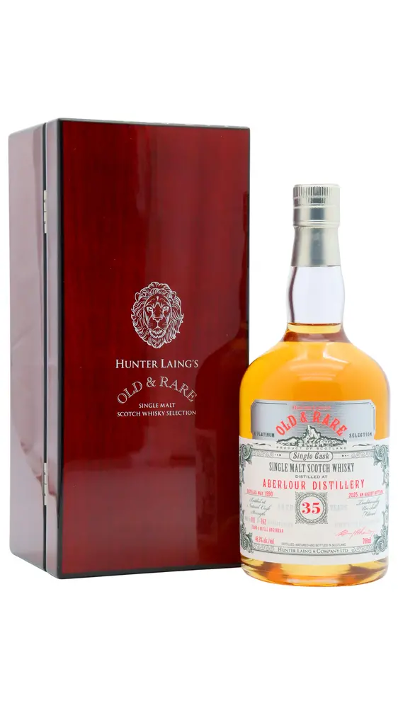 Aberlour - Hunter Laing's Old & Rare Single Cask Single Malt Scotch 1990 35 year old Whisky