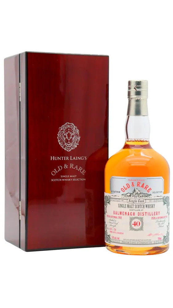 Balmenach - Hunter Laing's Old & Rare Single Cask Single Malt Scotch 1983 40 year old Whisky