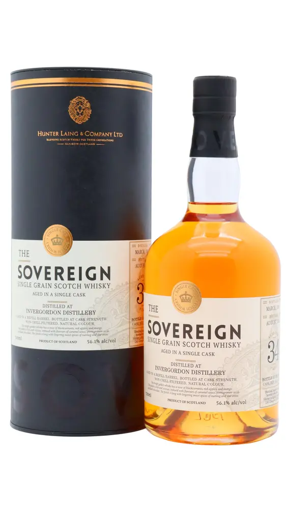 Invergordon - The Sovereign Single Cask #21871 1991 34 year old Whisky