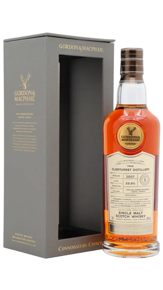 Glenturret - Connoisseurs Choice Single Cask #22606703 2007 18 year old Whisky (UK Exclusive)