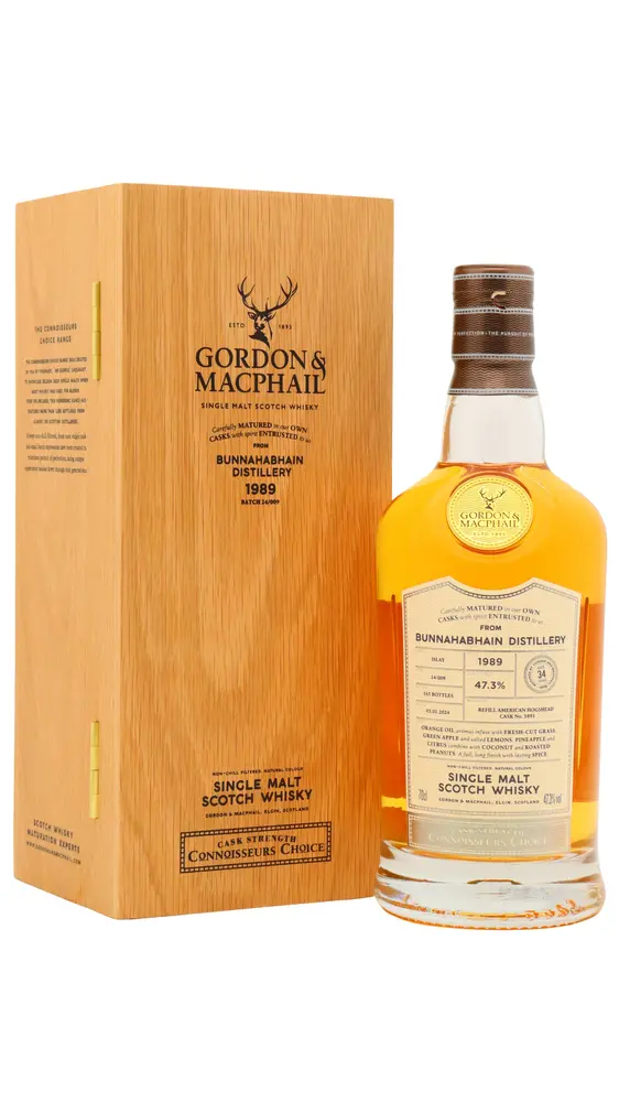 Bunnahabhain - Connoisseurs Choice Single Cask #5891 1989 34 year old Whisky
