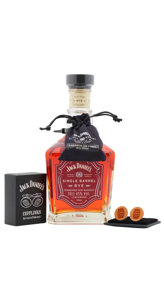 Jack Daniel's - Single Barrel Rye Whiskey (Includes Whisky Stones & Cufflinks)