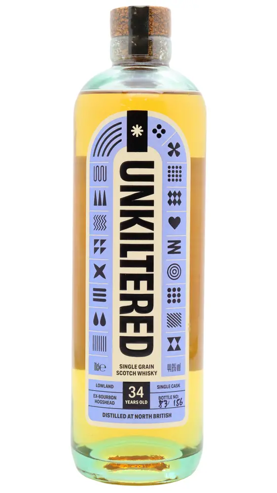 North British - Unkiltered Single Cask Single Grain Scotch 34 year old Whisky