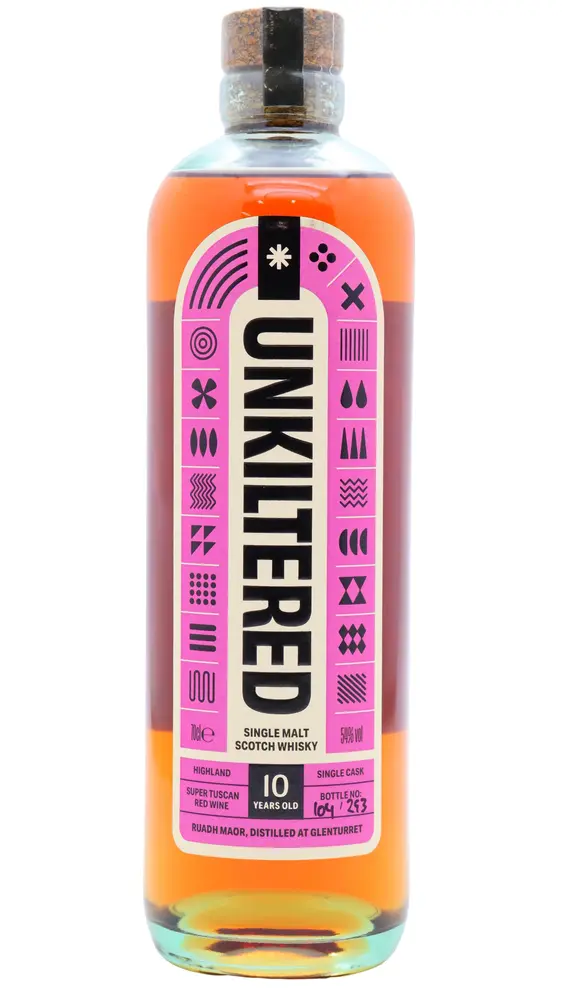 Glenturret - Ruadh Moar - Unkiltered Single Cask Single Malt Scotch 10 year old Whisky