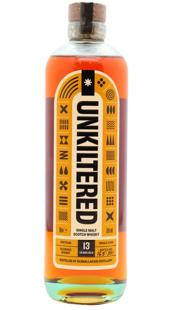 GlenAllachie - Unkiltered Single Cask Single Malt Scotch 13 year old Whisky