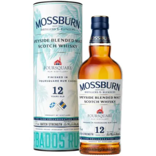 Mossburn Foursquare Rum Cask 12 Year Old Blended Malt Scotch 750ml