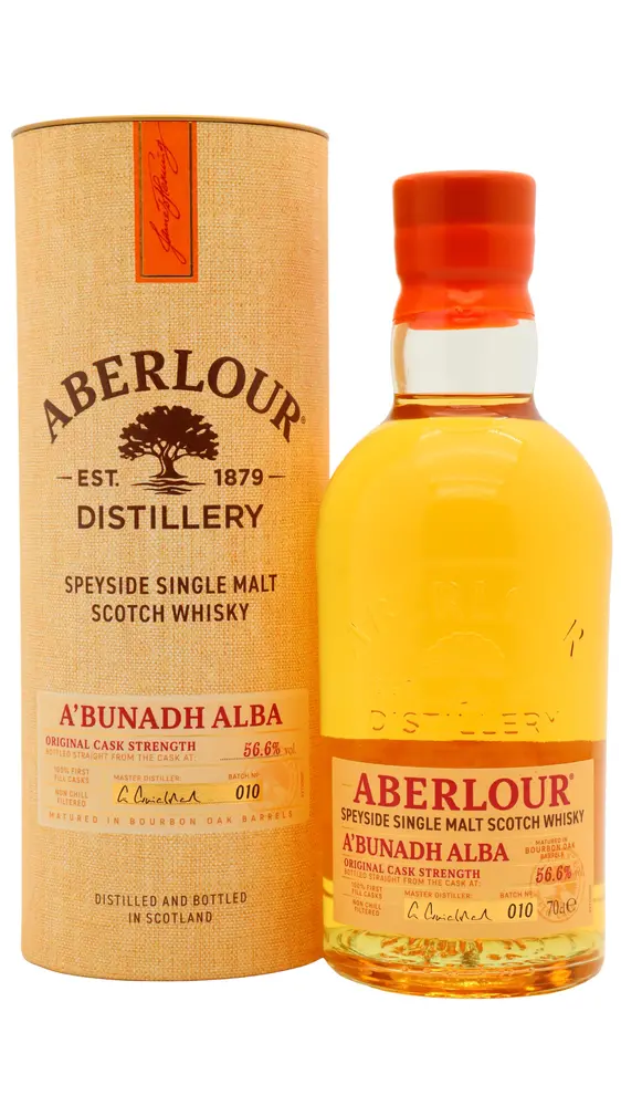 Aberlour - A'Bunadh Alba - Cask Strength Batch #010 Single Malt Scotch Whisky 70cl 56.6% ABV0