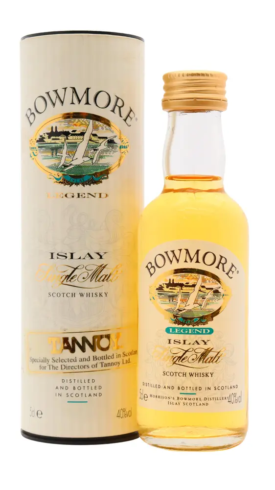 Bowmore - Legend Tannoy Specially Selected Islay Single Malt Scotch Whisky 5cl 40% ABV Miniature