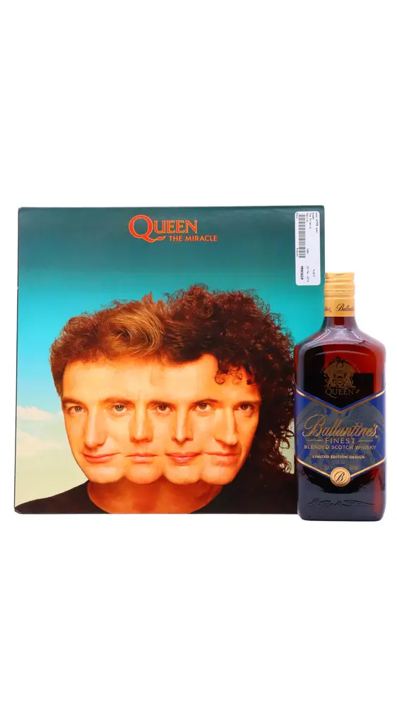 Queen - True Music Icons - Queen Edition Blended Scotch Whisky 70cl 40% ABV (Includes Queen - The Miracle Vinyl Album)