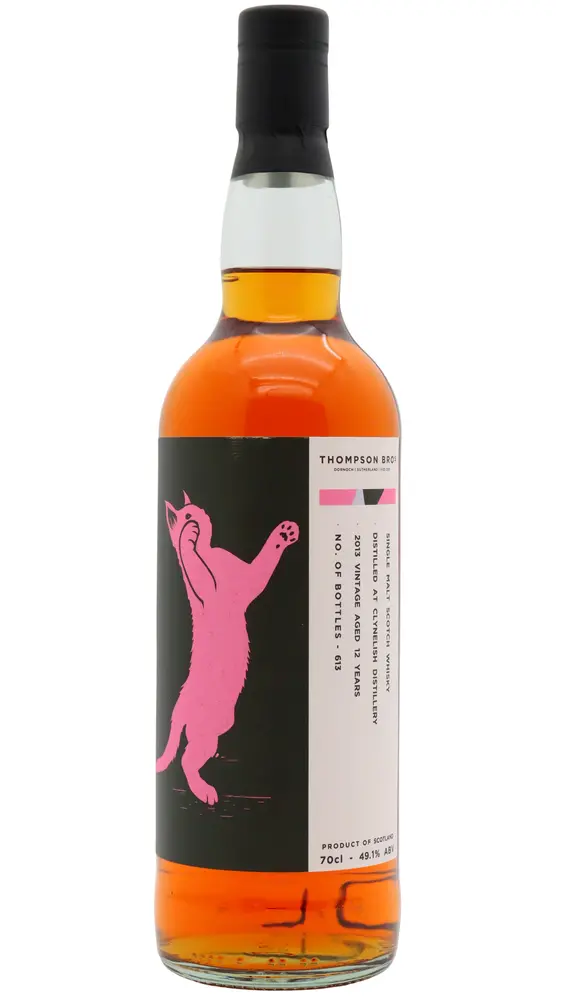 Clynelish - Thompson Bros Single Malt Scotch 2013 12 year old Whisky 70CL