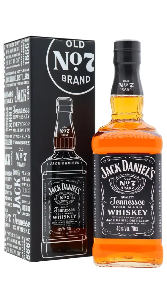 Jack Daniel's - Old No. 7 Tennessee Whiskey 70cl 40% ABV & Gift Tin