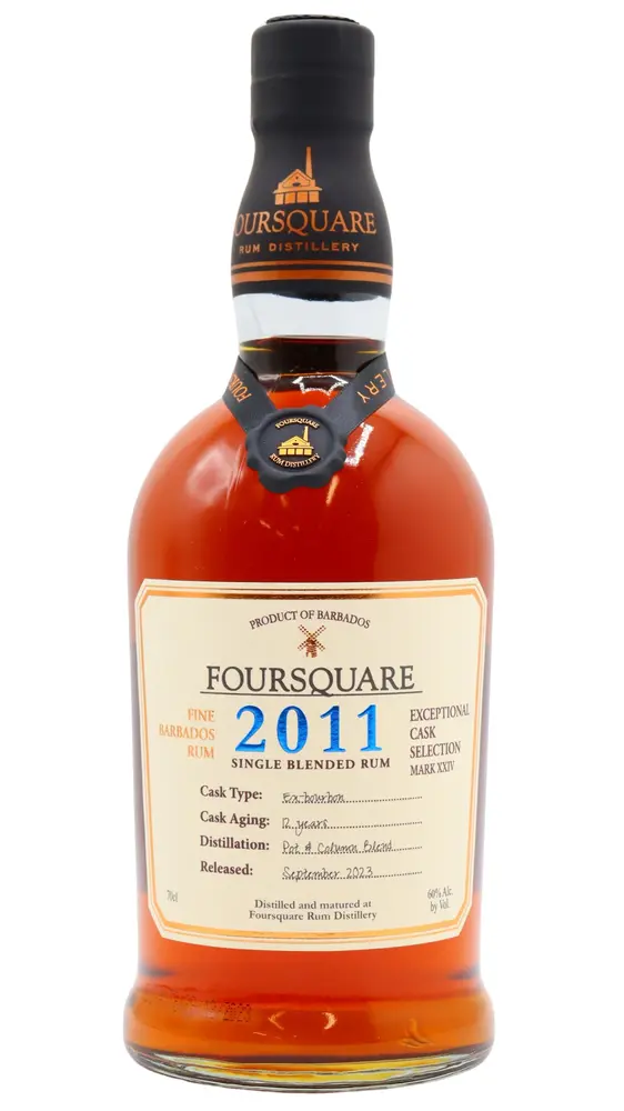 Foursquare - 12 year old Exceptional Cask Selection Mark XXIV - Cask Strength 2011 Rum 70cl 60% ABV