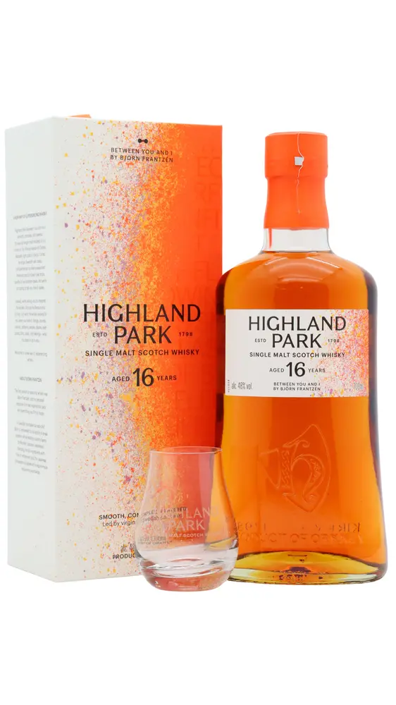 Highland Park - 16 year old Björn Frantzén Between You & I Single Malt Scotch Whisky 70cl 48% ABV (Includes Tasting Glass)
