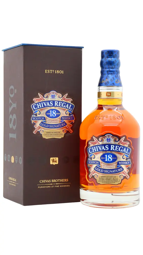 Chivas Regal - 18 year old Gold Signature Blended Scotch Whisky 70cl 40% ABV